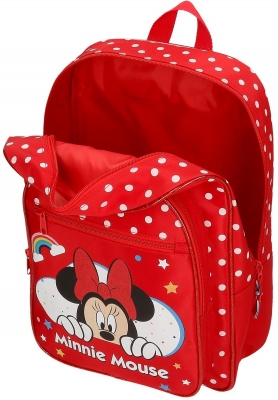 Ghiozdan fete scoala Minnie Mouse Rainbow, Disney